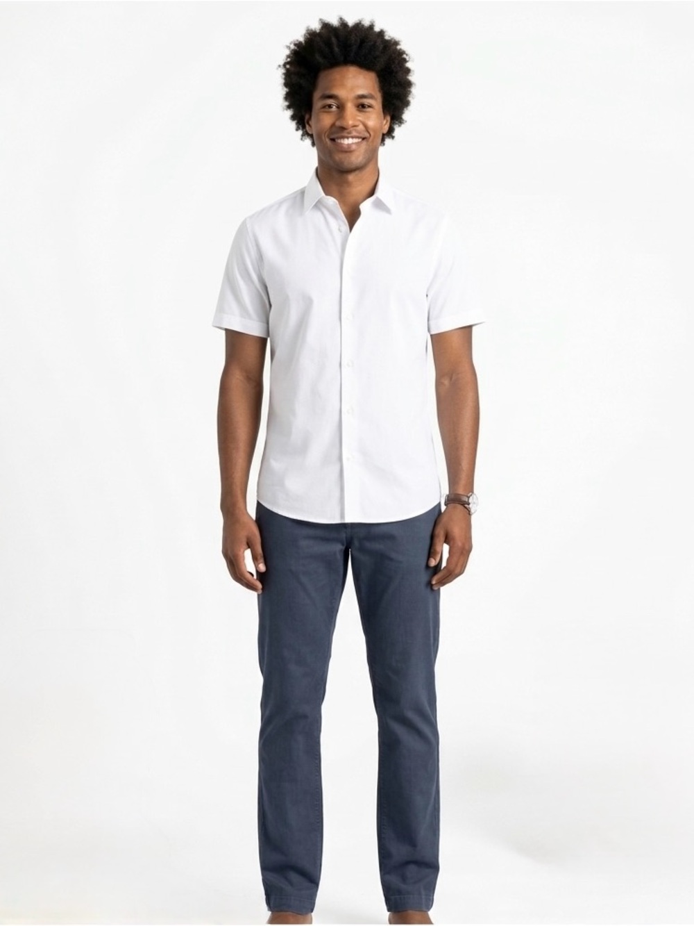 Calvin Klein 100% Cotton RN36543 34X34
Classic Straight Leg‎ Casual Blue Pants